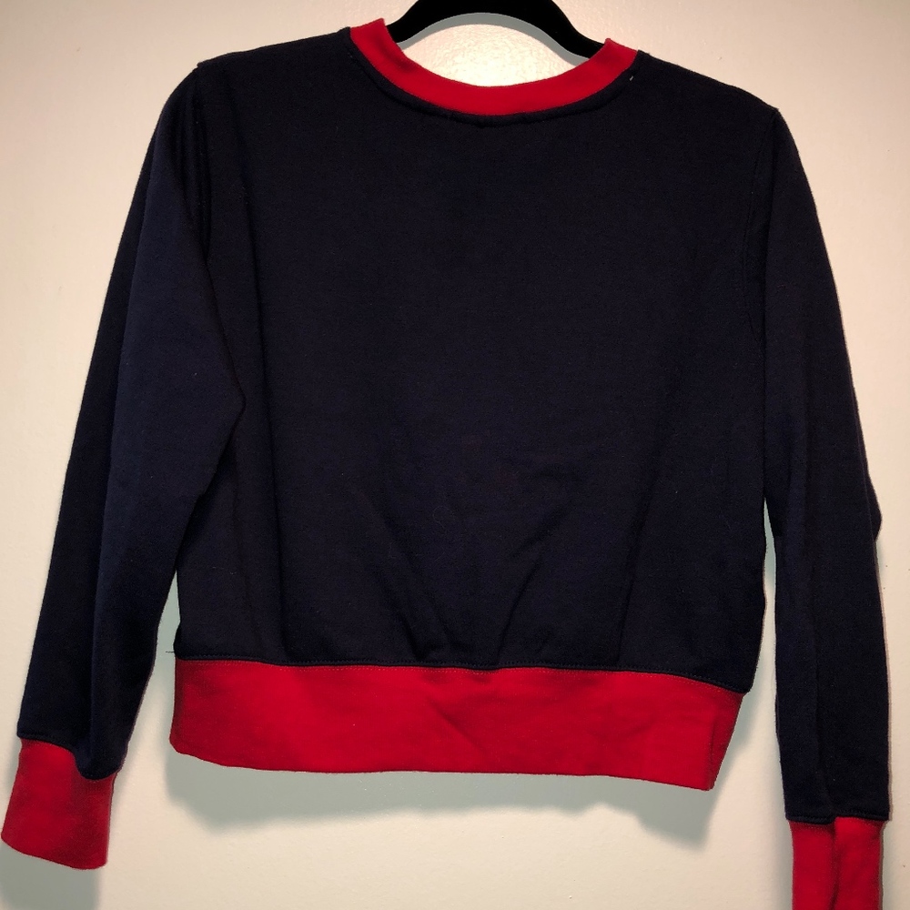 FILA blue red and navy sweatshirt - Picture 2 of 4